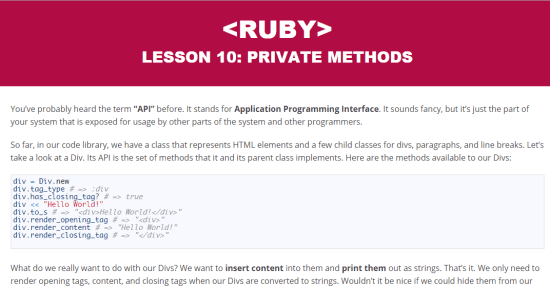 Ruby for Website Designers