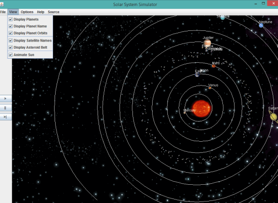 Solar System Simulator by George
