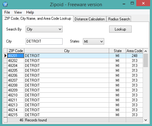 Zipoid- interface