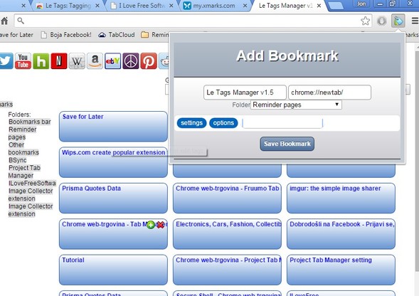 alternative bookmark managers chrome 5