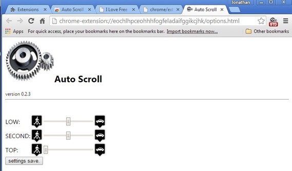 auto scroll extensions chrome 3