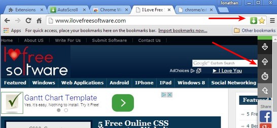 auto scroll extensions chrome 4