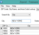 free US ZIP code finder software