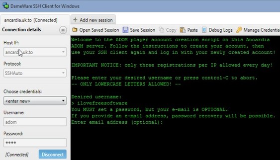 ssh client software windows 10 3