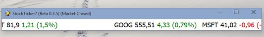 stock market ticker software windows 10 1