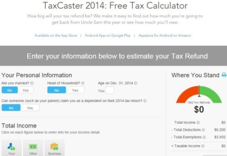 turbotax tax caster