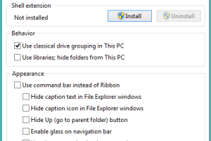 OldNewExplorer to make Windows 8 File Explorer like Windows 7
