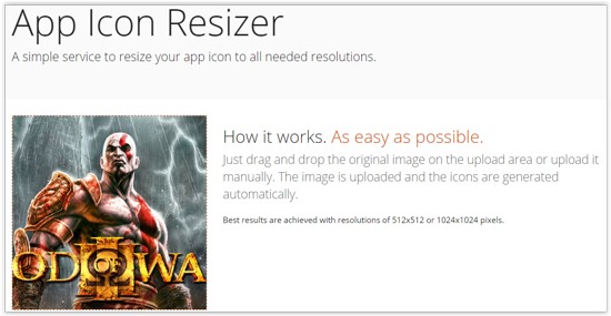 App Icon Resizer Main