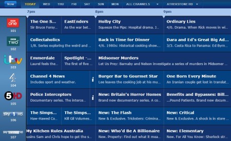 online TV guide