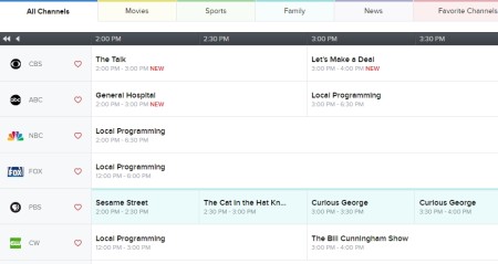 online TV guide