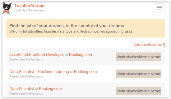 Techmeabroad Job List