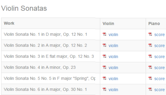 ViolinSheetMusic