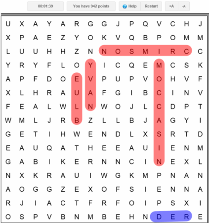 Word Search Game-Home