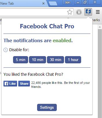 facebook chat extensions chrome 1