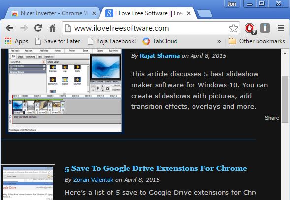 night reading extensions chrome 2