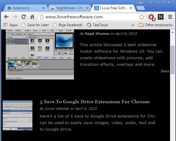 night reading extensions chrome 3