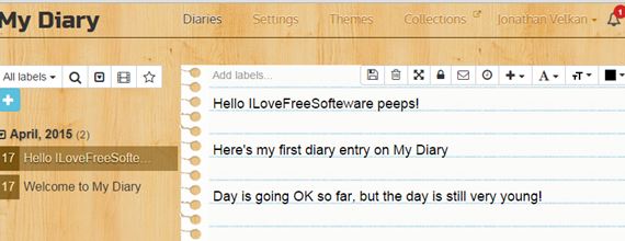 online diary extensions chrome 1