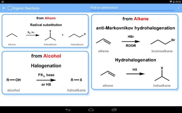 organic chemistry apps android 1