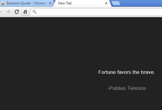 random quote extensions chrome 1