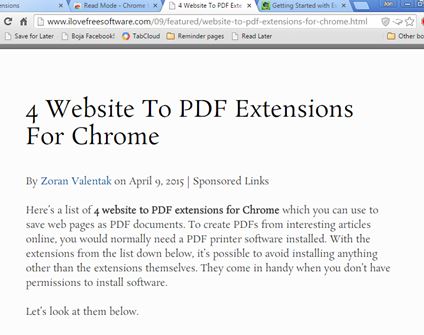 readability improvement extensions chrome 4