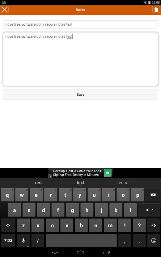 secure note taking apps android 4