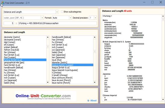 unit converter software windows 10 4