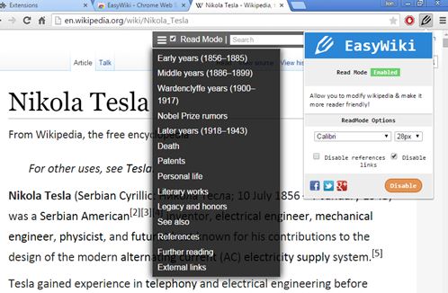 wikipedia beautifier extensions chrome 4
