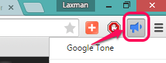Google Tone extension icon