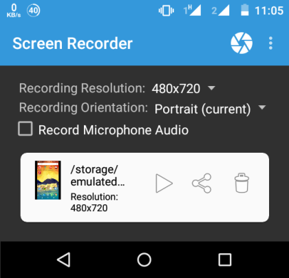 Lollipop Screen Recorder