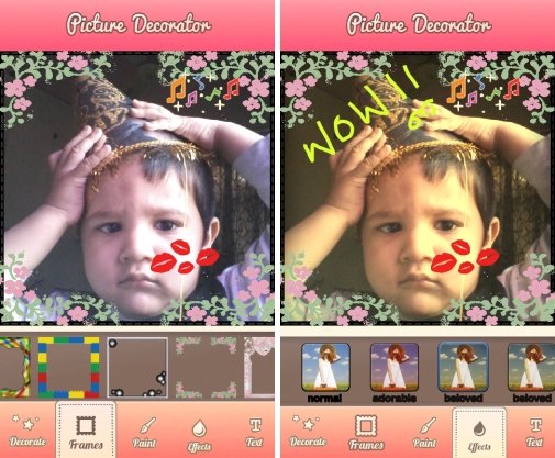 Picture Decorator HD-frames, paint, photo effects