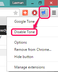 disable tone
