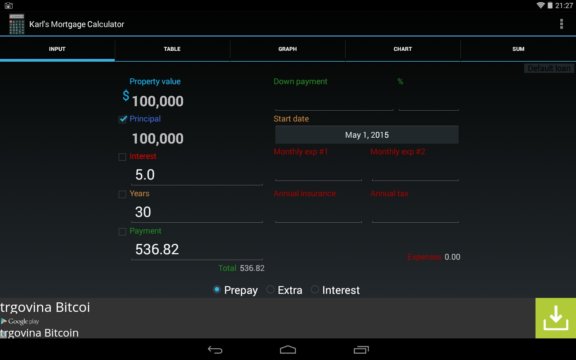 loan calculator apps android 5