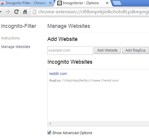 open in incognito extensions chrome 1