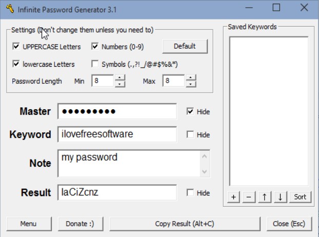 password generator software windows 10 3