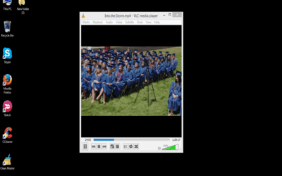 play video as desktop wallpaper using VLC