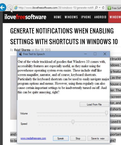 text to speech software windows 10 2