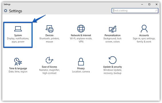 windows 10 modern settings