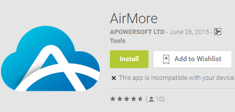Install AirMore Android App