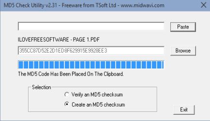 MD5 hash checker software windows 10 1