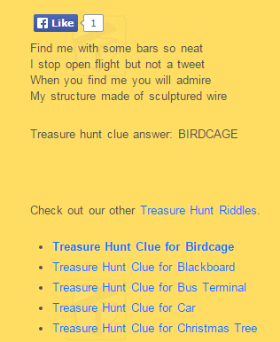 Treasure Hunt Designs