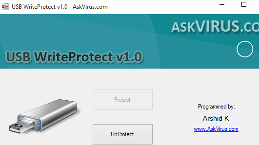USB WriteProtect- interface