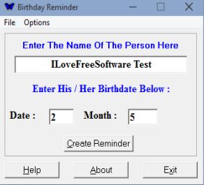 birthday reminder software windows 10 3