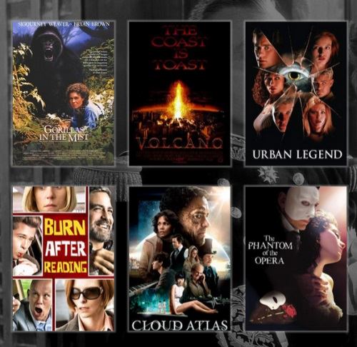 filtered list of movies