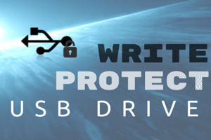 how to write protect USB drive