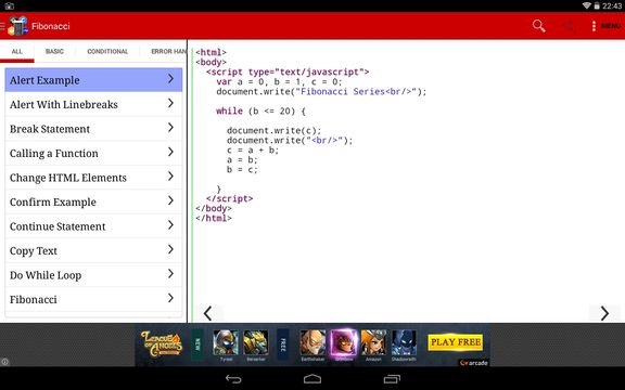 learn programming apps android 5