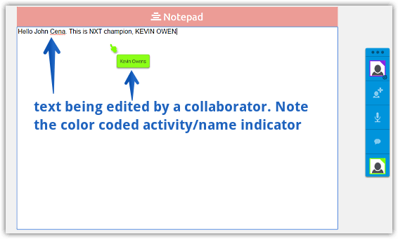 notepad collaborative editing
