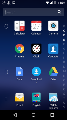 Arrow Launcher App Drawer