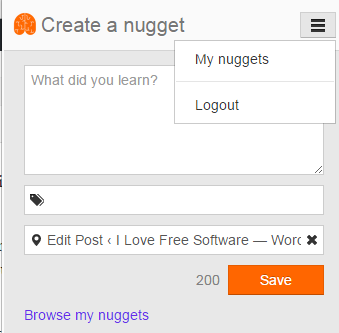 Browse My Nuggets