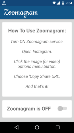 Enable Zoomagram