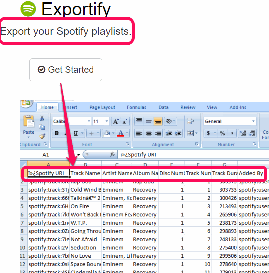 Export all your Spotify playlists to PC as CSV files